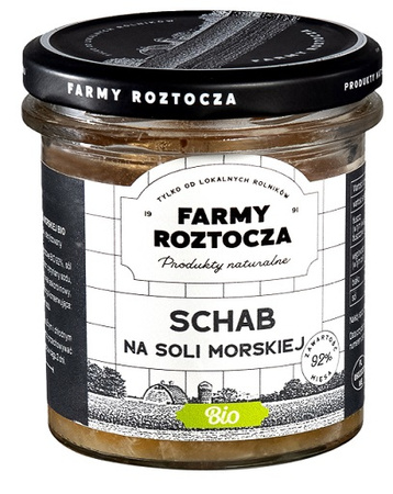 Свински бут с морска сол BIO 250 г (буркан) - Roztocze Farms