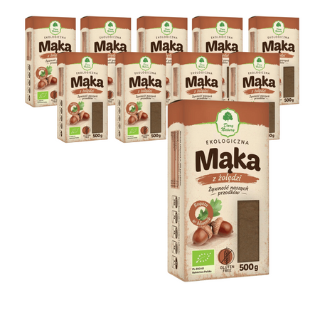 КОМПЛЕКТ 10 x Безглутеново брашно от жълъд био 500 г