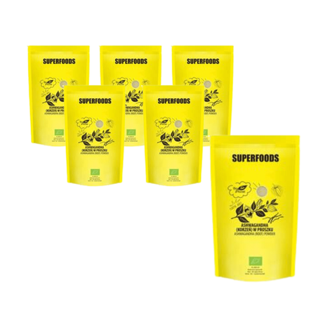  КОМПЛЕКТ 6 x Ашваганда (корен) на прах био 500 г
