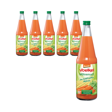 КОМПЛЕКТ 6 x Сок от моркови BIO Demeter 0,7 л
