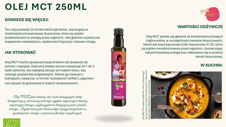 Кокосово масло MCT KETO BIO 250 мл