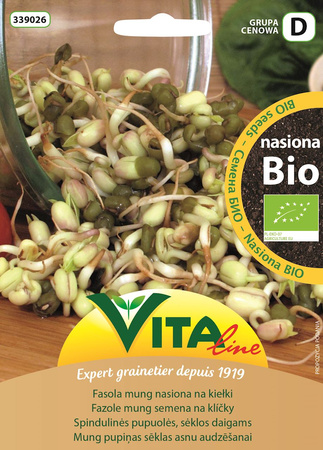 Семена от боб мунг за кълнове BIO 30 г - Vita Line