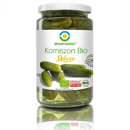 Корнишони deluxe BIO 740 g / 440 g
