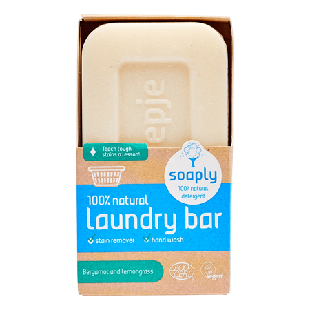 Измиващ сапун бергамот и лимонова трева еко 120 г - SOAPLY