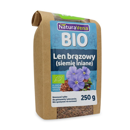 Кафяв лен BIO 250 г - Naturavena
