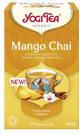 Чай манго био (17 x 2 g) 34 g - YOGI TEA