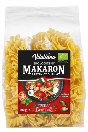 Макаронени изделия (твърда пшеница) fusilli BIO 500 г - Vitaliana
