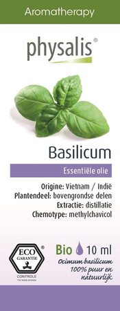 Olejek eteryczny bazylia pospolita (Basilicum) EKO 10 ml - Physalis