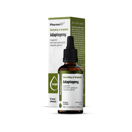 Безглутенови адаптогенни екстракти в капки 30 ml - Pharmovit (Clean Label)
