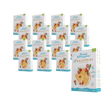 КОМПЛЕКТ 16 x Безглутенова смес за палачинки с брашно от елда BIO 200 г - ZDROWO NAMIESZANE