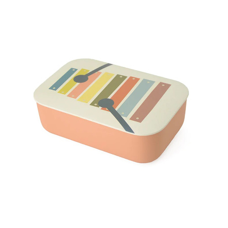 Пластмасова кутия за обяд от PLA с отделение за деца, точно като музика 800 ml - Chic-Mic-Mic