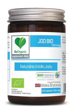 Йод 100 таблетки BIO (150 mcg) - Be Organic