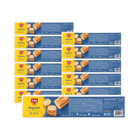 КОМПЛЕКТ 12 x Baguette- bagietka do zapiekania BEZGL. 175 g