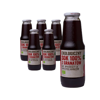 КОМПЛЕКТ 6 x сок от нар 100% БИО 1 л