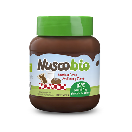 Крем с лешници и какао био 400 г - NUSCOBIO