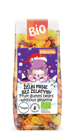 Żelki (misie) bez żelatyny bezglutenowe bio 150 g