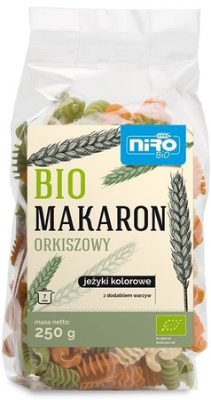 Макаронени изделия от спелта, оцветени в таралеж BIO 250 г