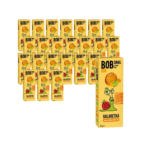 КОМПЛЕКТ 24 x Желирана закуска с ябълка, манго, тиква и чиа 27 g