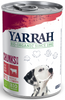 Храна за възрастни кучета с говеждо месо, коприва и домати BIO 405 g - Yarrah