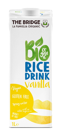 Безглутенова напитка с ориз и ванилия 1 л BIO - The Bridge