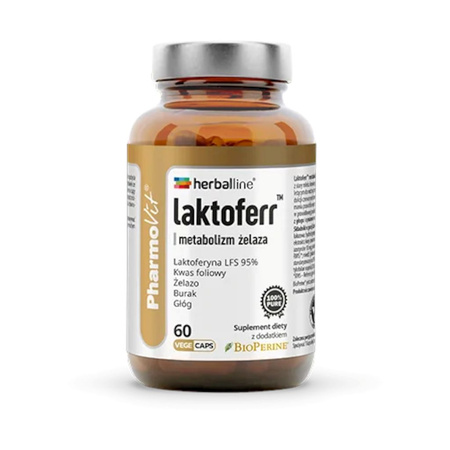 Lactoferr™ Железен метаболизъм хранителна добавка 60 капсули - Pharmovit (Herballine)