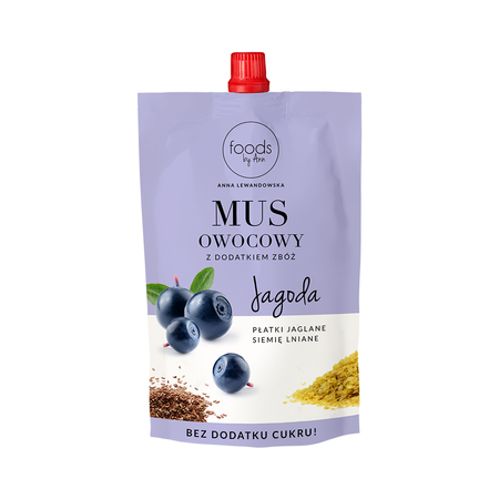 Плодов мус от боровинки Люспи от боровинки 100 g