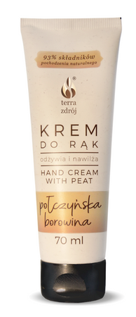 Подхранващ и овлажняващ крем за ръце 100 г - TERRA ZDRÓJ (серия терапевтична кал)