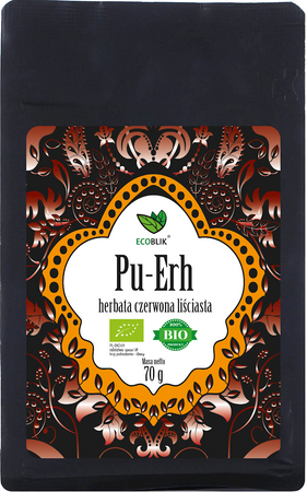 Чай от червени листа Pu erh bio 70 g - ECOBLIK